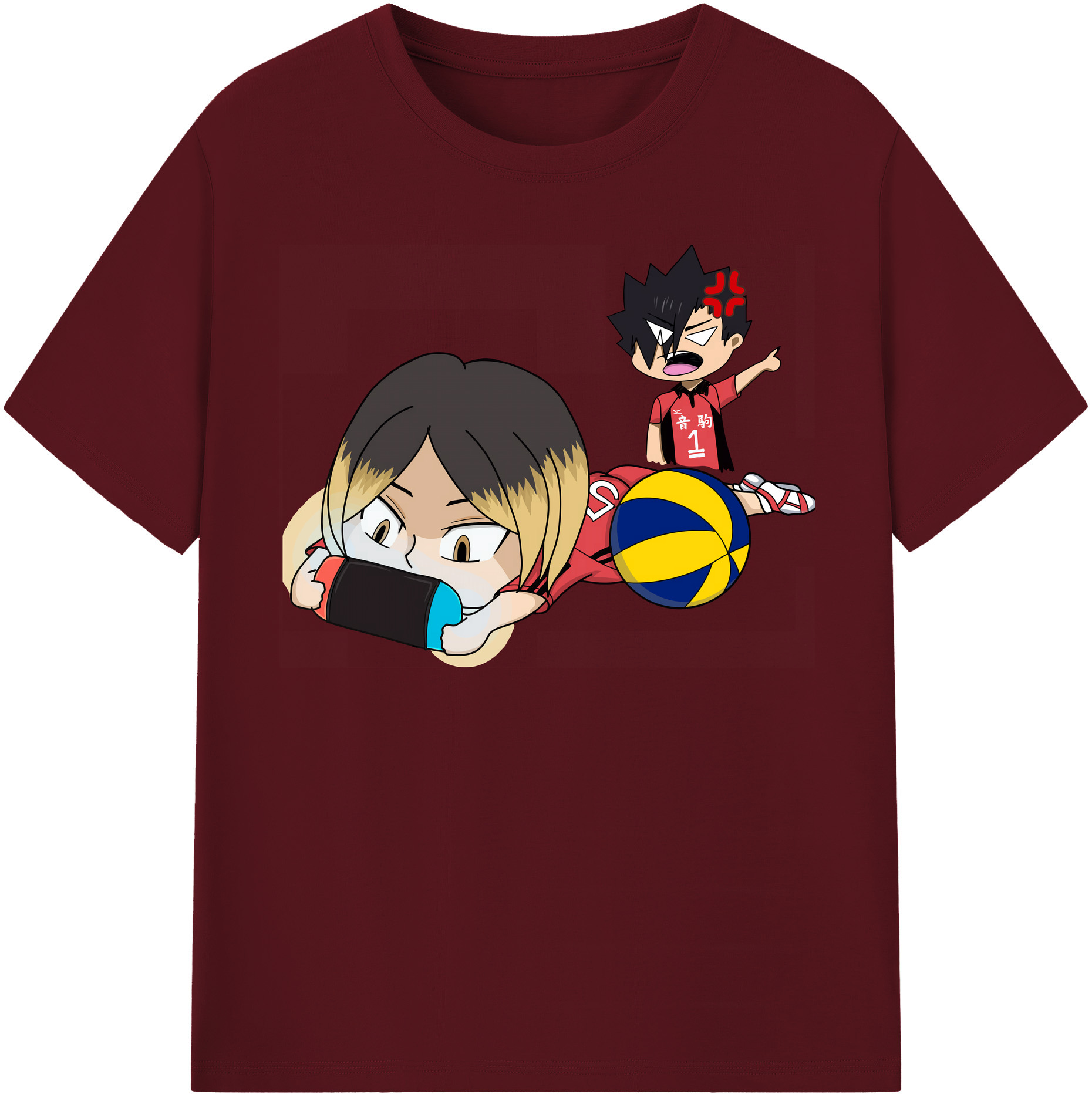 （画像用） ハイキュー!! Haikyu!! 綿100％半袖Tシャツ（フロントプリント）